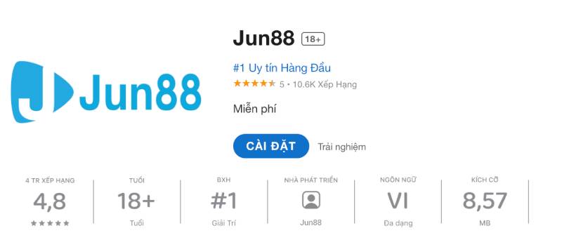 Hướng dẫn tải và cài đặt app Jun88 trên iOS