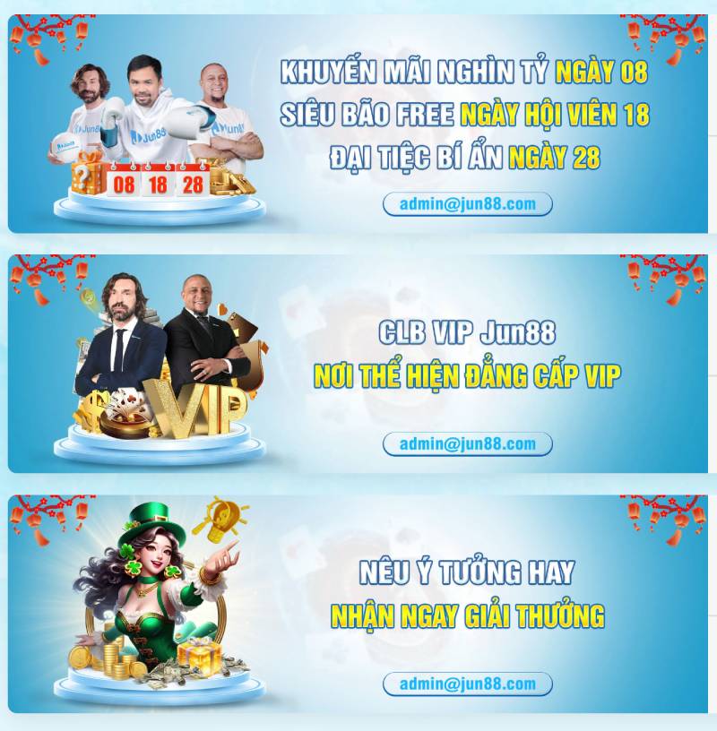 Khuyến Mãi Hấp Dẫn Tháng Tại Jun88